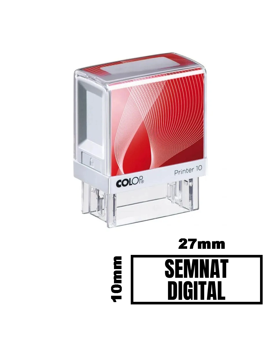 Stampila SEMNAT DIGITAL de birou 27x10mm