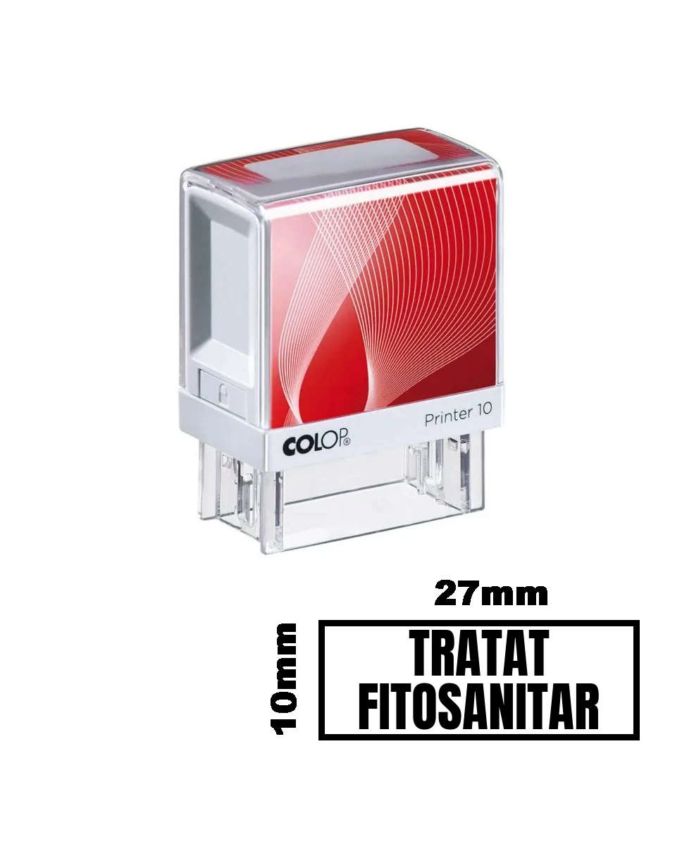 Stampila TRATAT FITOSANITAR de birou 27x10mm