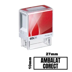 Stampila AMBALAT CORECT de birou 27x10mm