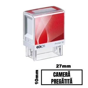 Stampila CAMERA PREGATITA de birou 27x10mm