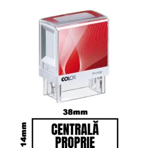 Stampila DE BIROU CENTRALA PROPRIE de birou 38x14mm