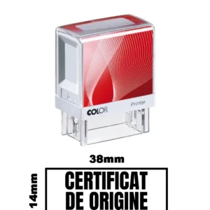Stampila DE BIROU CERTIFICAT DE ORIGINE 38x14mm