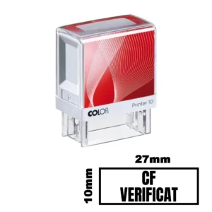 Stampila CF VERIFICAT de birou 27x10mm