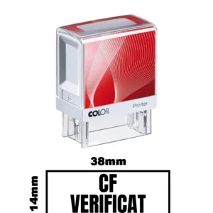 Stampila DE BIROU CF VERIFICAT de birou 38x14mm
