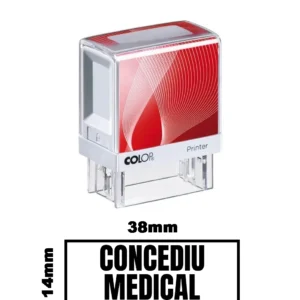 Stampila DE BIROU CONCEDIU MEDICAL de birou 38x14mm