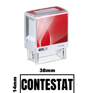 Stampila DE BIROU CONTESTAT de birou 38x14mm