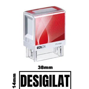 Stampila DE BIROU DESIGILAT de birou 38x14mm