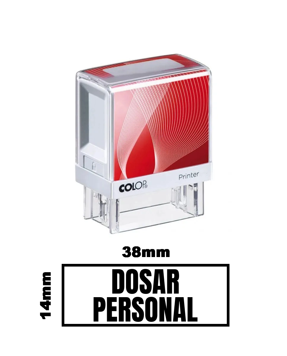 Stampila DE BIROU DOSAR PERSONAL de birou 38x14mm