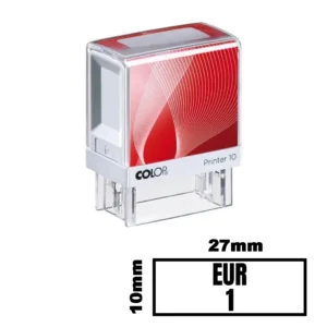 Stampila EUR 1 27x10mm