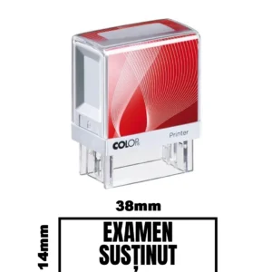 Stampila DE BIROU EXAMEN SUSTINUT de birou 38x14mm