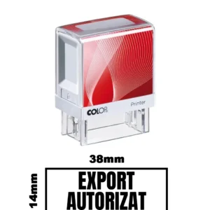 Stampila DE BIROU EXPORT AUTORIZAT 38x14mm