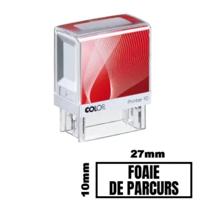 Stampila FOAIE DE PARCURS de birou 27x10mm