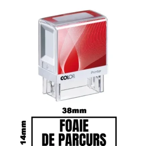 Stampila DE BIROU FOAIE DE PARCURS de birou 38x14mm
