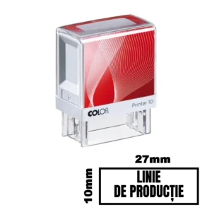 Stampila LINIE DE PRODUCTIE de birou 27x10mm