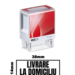 Stampila DE BIROU LIVRARE LA DOMICILIU de birou 38x14mm