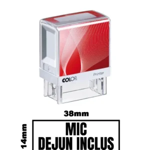 Stampila DE BIROU MIC DEJUN INCLUS de birou 38x14mm