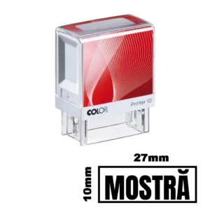 Stampila MOSTRA de birou 27x10mm