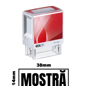 Stampila DE BIROU MOSTRA de birou 38x14mm