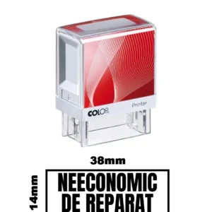 Stampila DE BIROU NEECONOMIC DE REPARAT de birou 38x14mm