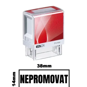 Stampila DE BIROU NEPROMOVAT de birou 38x14mm