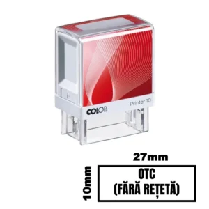 Stampila OTC FARA RETETA de birou 27x10mm