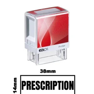 Stampila DE BIROU PRESCRIPTION de birou 38x14mm