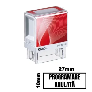 Stampila PROGRAMARE ANULATA de birou 27x10mm