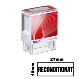 Stampila RECONDITIONAT de birou 27x10mm