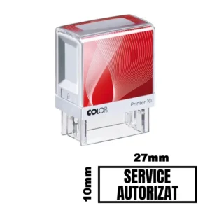Stampila SERVICE AUTORIZAT de birou 27x10mm