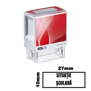 Stampila SITUATIE SCOLARA de birou 27x10mm