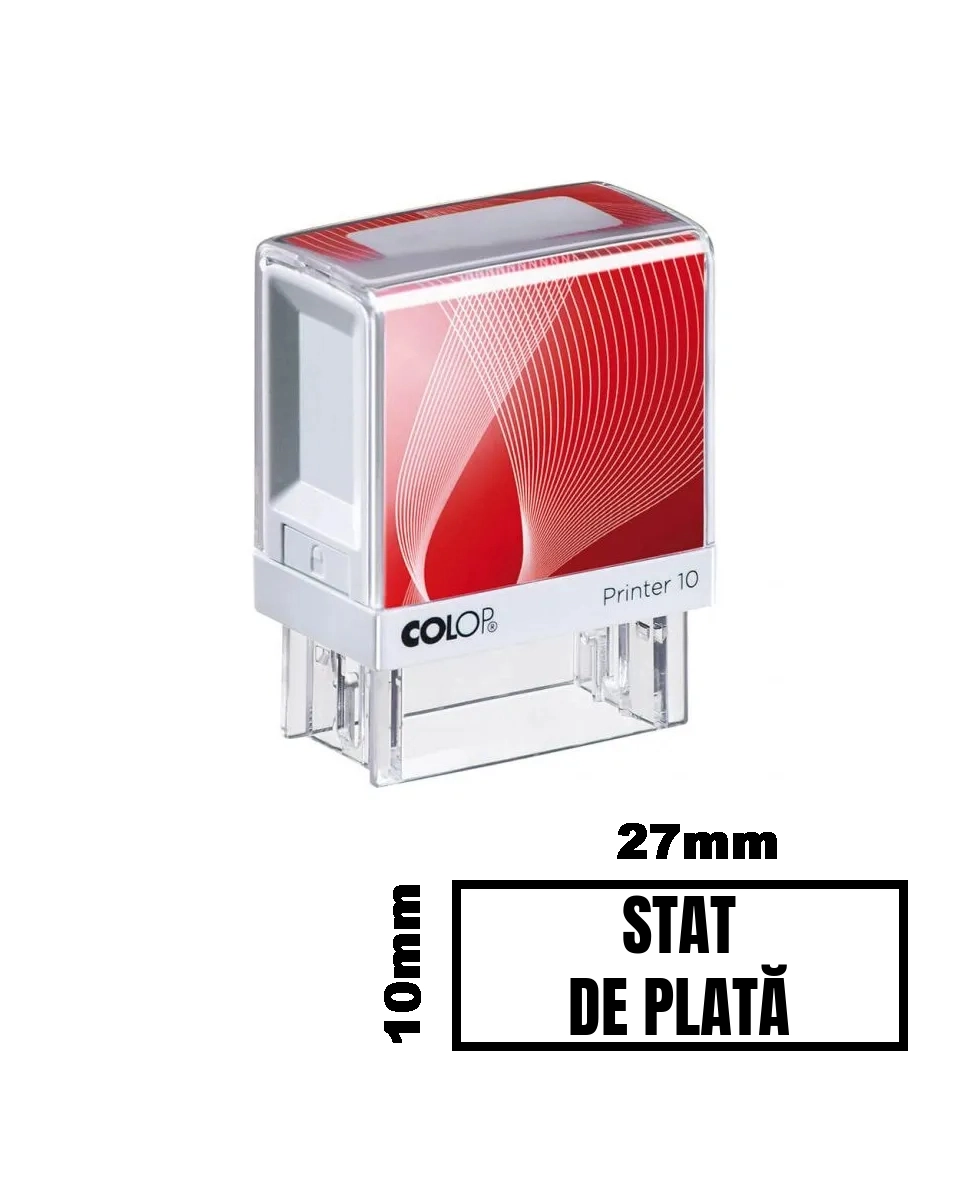 Stampila STAT DE PLATA de birou 27x10mm