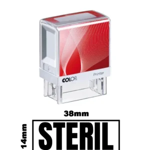 Stampila DE BIROU STERIL de birou 38x14mm