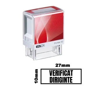 Stampila VERIFICAT DIRIGINTE de birou 27x10mm